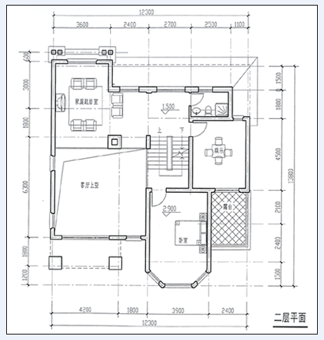 某四层独栋别墅带地下室建筑设计平面方案（含效果图）