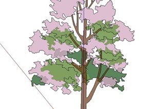 多棵透明树设计SU(草图大师)模型素材