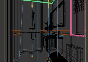 某室内卫生间装饰设计3DMAX模型（1）