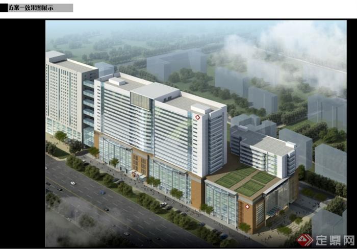 某医院门诊楼建筑方案设计JPG文本（两个方案）(6)
