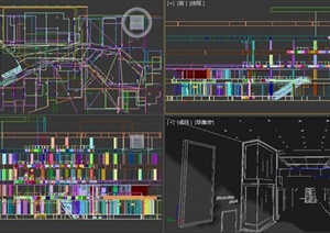 某5层商场卖场室内设计3DMAX模型