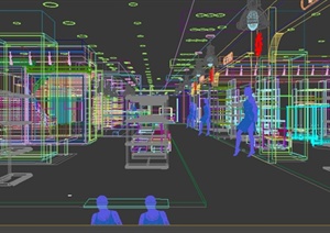 某大型商场设计商业空间设计3DMAX