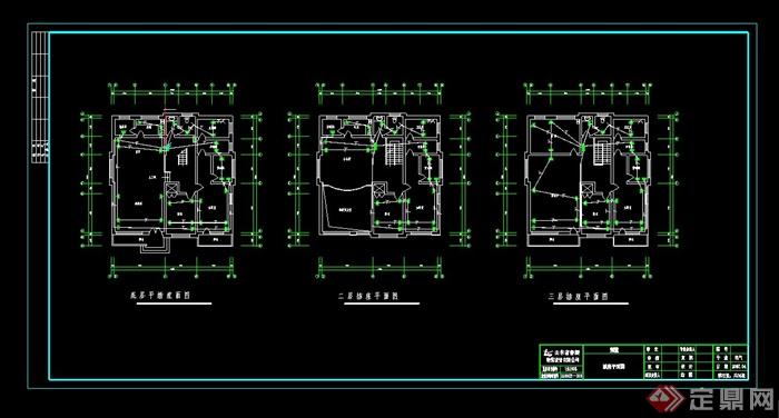 某别墅建筑电气设计方案图(2)