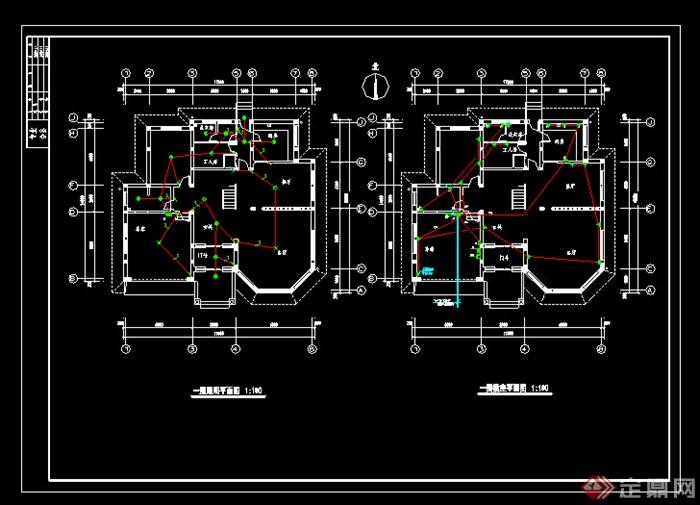某别墅建筑综合配电设计方案（dwg格式）(1)