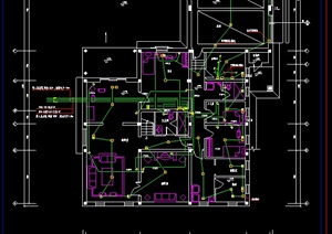 某别墅建筑设计电气图1