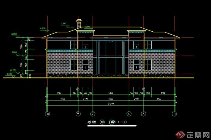 某二层别墅建筑设计方案(1)