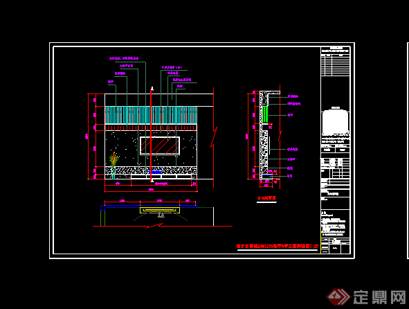 某现代居住建筑方案户型图设计CAD参考(1)