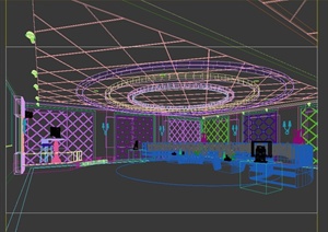某舞厅装饰设计3DMAX模型