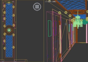 某公共空间内过道走廊设计3DMAX模型