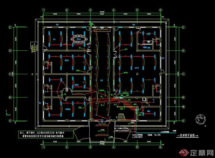 台湾某干部楼建筑设计电气图(1)