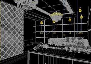 某现代KTV包厢室内装饰设计3dmax模型