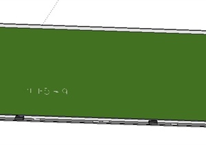 某室内物件素材黑板SU(草图大师)模型
