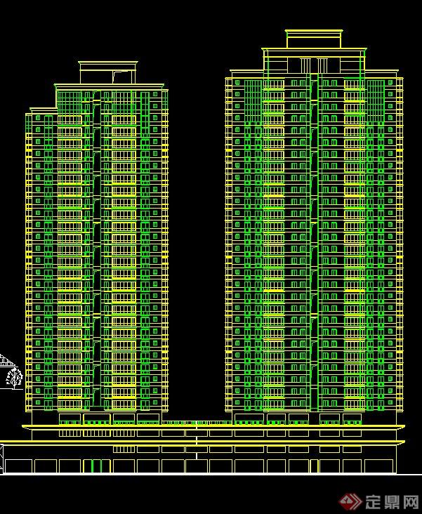 某商住大厦建筑设计施工图(2)