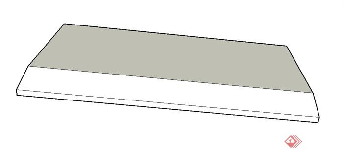 某室内物件架子木板SU模型(1)