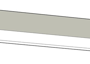 某室内物件架子木板SU(草图大师)模型