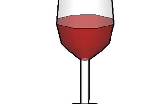 设计素材之红酒杯设计SU(草图大师)模型