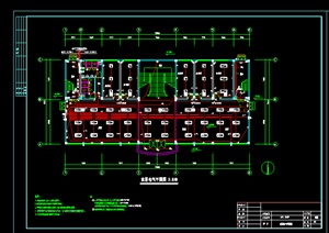 某办公宿舍电气设计施工图（dwg格式）