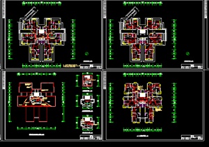 某18层住宅电气施工图CAD设计