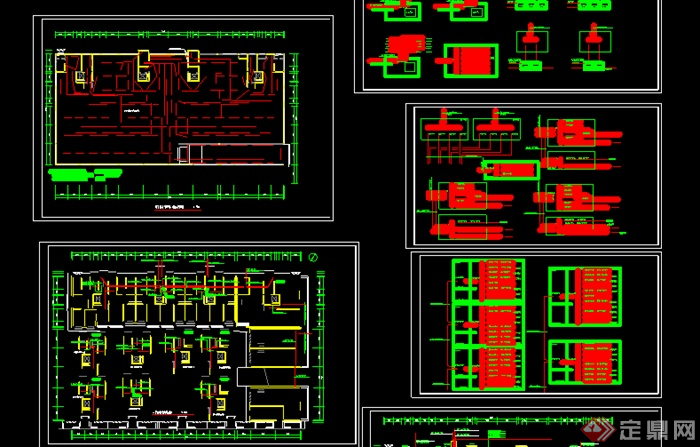 某12层住宅电施工图设计CAD图纸(1)