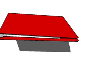 红色文件夹整体SU(草图大师)模型