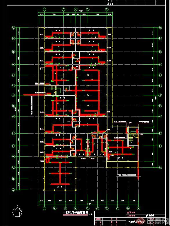 某商住楼建筑设计电气图1(1)