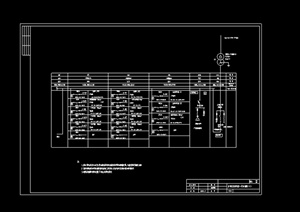 某建筑GCK低压柜一次系统图CAD