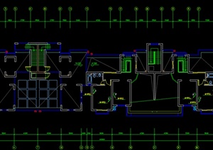 某六层带跃层住宅电气图设计CAD