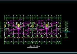 某安置房多层建筑电气图设计CAD图