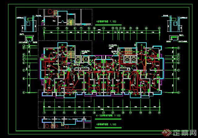 某高层住宅楼电气设计施工图（dwg格式）1(1)