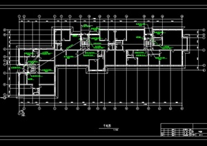 某六层住宅楼电气设计施工图（dwg格式）1