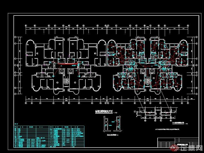 某住宅楼建筑设计电气图（1）(1)
