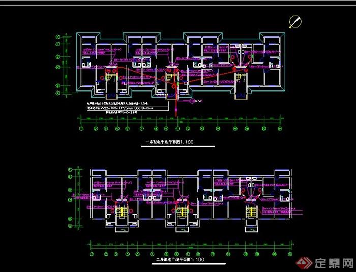 某住宅楼建筑设计电气图（2）(1)