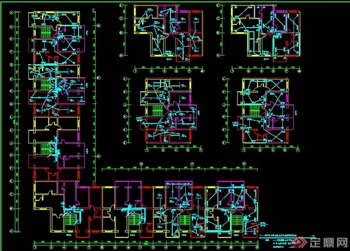 某住宅单元楼建筑设计电气施工图(1)