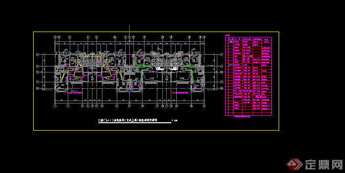 某小区3+1住宅电气施工图CAD设计(1)