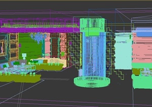 某KTV总统包房室内设计3DMAX模型