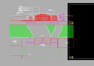 景观设计喷泉水景设计施工图（dwg格式）3