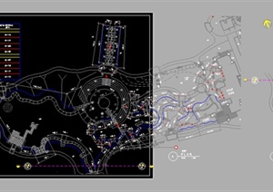 园林景观之溪流水池施工图（dwg格式）2