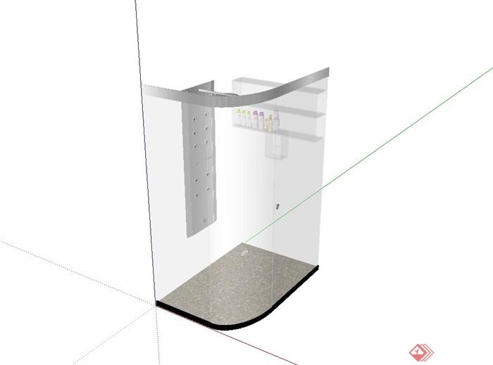 多个卫浴设施设计SU模型素材(3)