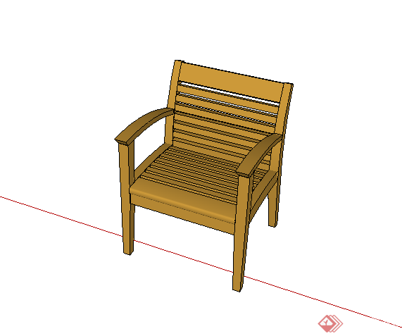 某室内桌凳设计SU模型素材4(1)