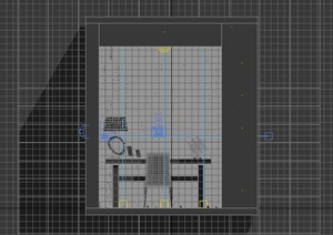 某现代书房装饰设计3DMAX模型1