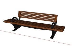 某园林景观坐凳设计SU(草图大师)模型素材16