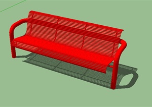 某园林景观坐凳设计SU(草图大师)模型素材23