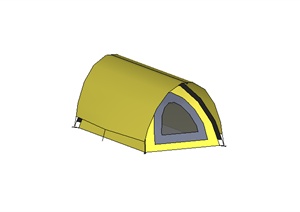 某园林景观帐篷设计SU(草图大师)模型素材3