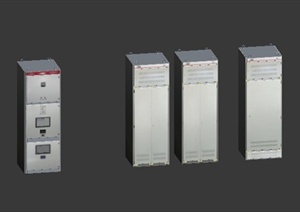 几个配电机柜设计3DMAX模型