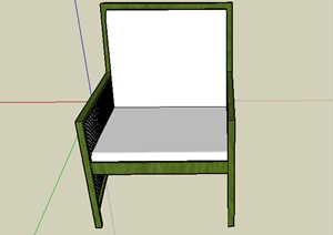 某室内家具坐凳沙发设计SU(草图大师)模型素材2