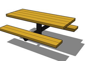 某园林景观坐凳设计SU(草图大师)模型素材30