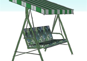 园林景观之现代坐凳设计SU(草图大师)模型9