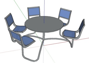园林景观之现代坐凳设计SU(草图大师)模型22
