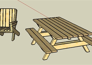 园林景观之现代坐凳设计SU(草图大师)模型24