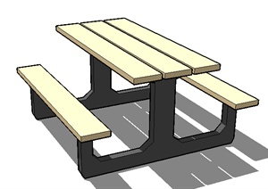 园林景观之现代坐凳设计SU(草图大师)模型29
